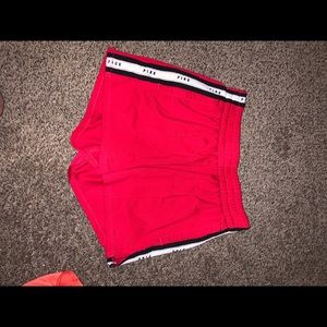 Red shorts pink Victoria secret